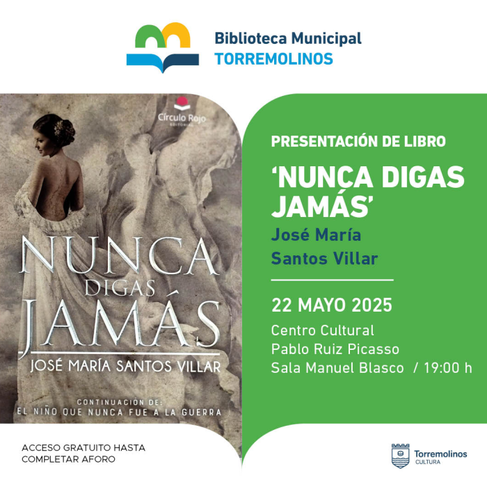 José María Santos Villar presenta su libro ‘Nunca digas jamás’ en Torremolinos