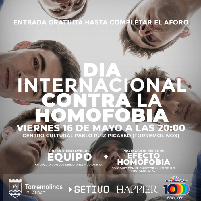 Torremolinos celebra el Día Internacional contra la LGTBIFobia con el preestreno del cortometraje ‘Equipo’