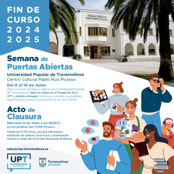 La Universidad Popular celebra el acto de clausura de fin de curso con actividades lúdicas, foodtrucks y música