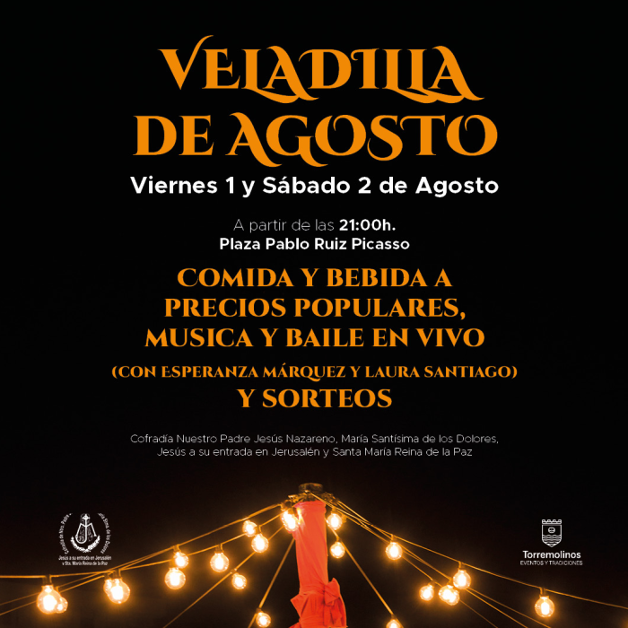 La Cofradía de los Dolores celebra su veladilla de verano los próximos 1 y 2 de agosto