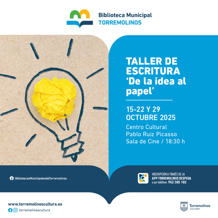 La Biblioteca Municipal impulsa el taller de escritura ‘De la idea al papel’