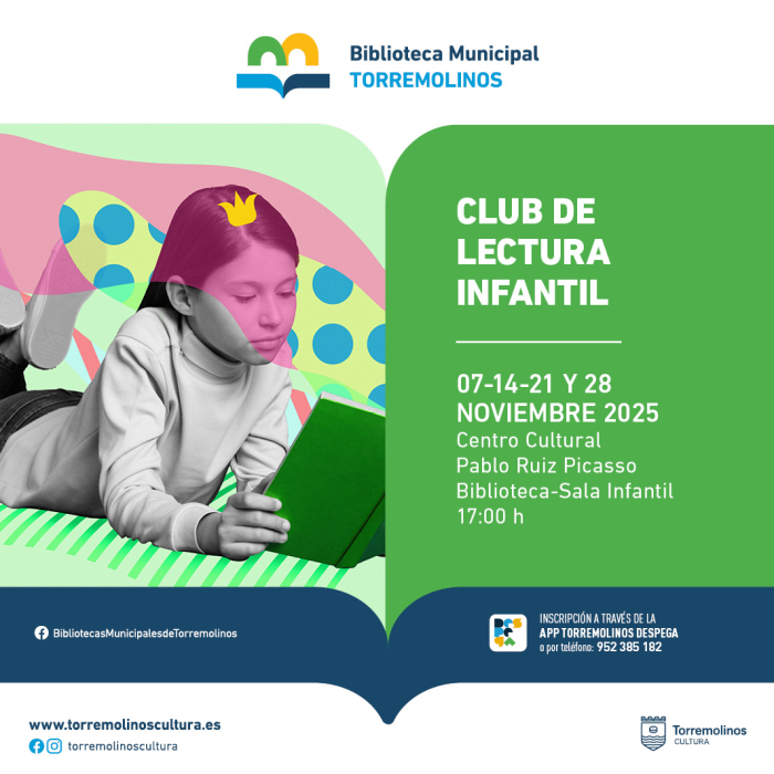 Los más pequeños podrán seguir disfrutando este noviembre del Club de lectura infantil