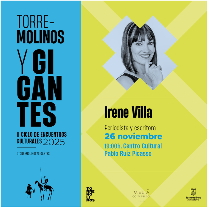 La periodista y psicóloga Irene Villa será la próxima invitada en ‘Torremolinos y Gigantes’
