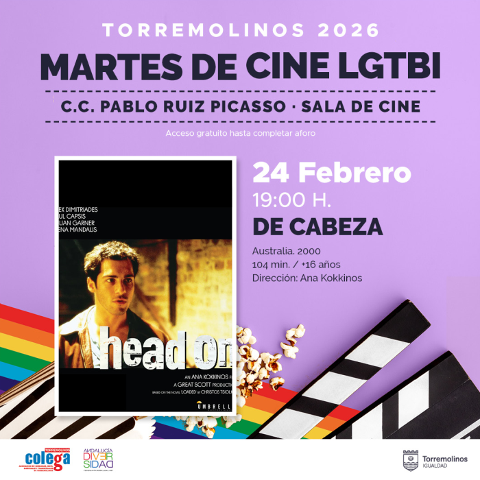 El 24 de febrero se podrá disfrutar de la película ‘De cabeza’ dentro del ciclo Martes de Cine LGTBI