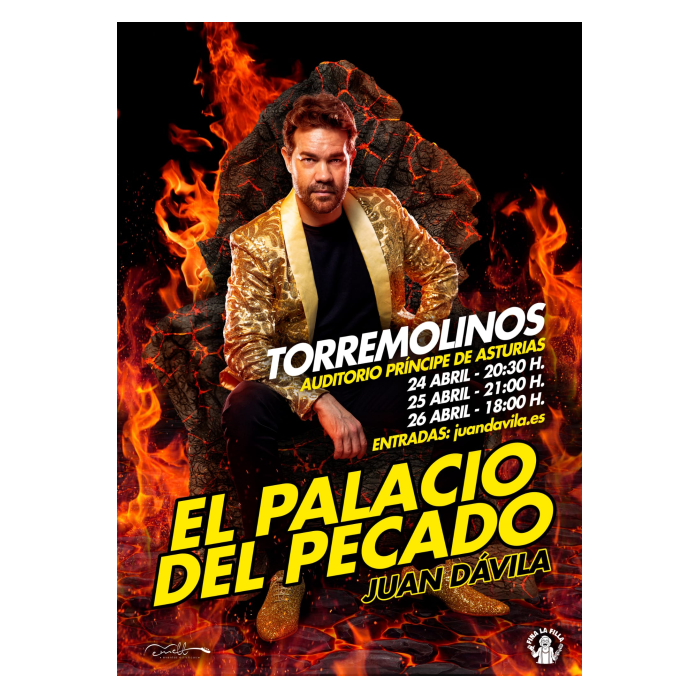 Juan Dávila vuelve a Torremolinos con su espectáculo ‘El Palacio del Pecado’