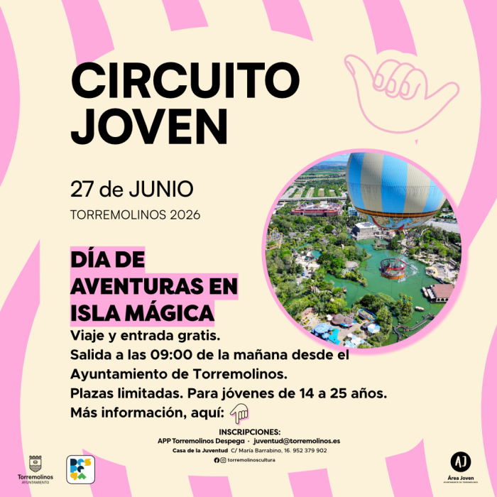 El Circuito Joven organiza un día de aventuras en Isla Mágica